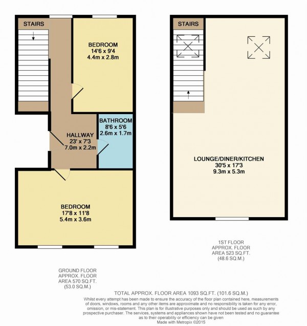 Floorplan for Amey Court, Grosvenor Rise East, Walthamstow, London, E17