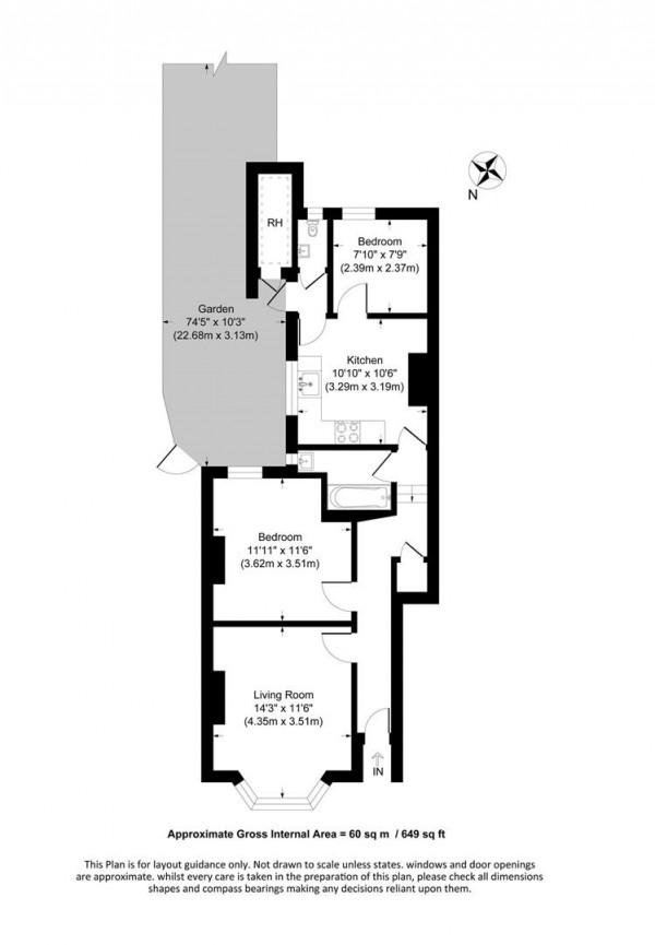Floorplan for Albert Road, Leyton, London, E10