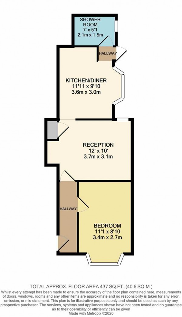 Floorplan for Claude Road, Leyton, London, E10