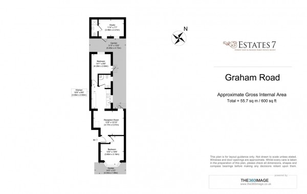 Floorplan for Graham Road, London, N15