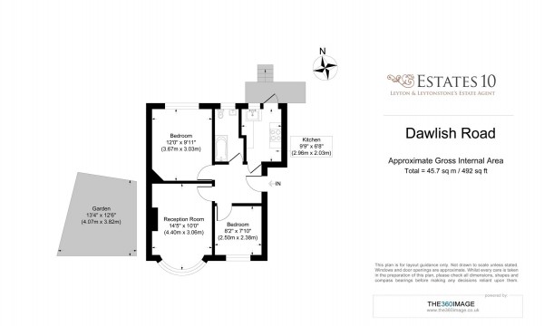 Floorplan for Dawlish Road, Leyton, London, E10