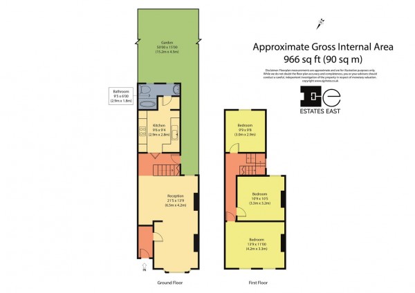 Floorplan for Ashville Road, Leytonstone, London, E11