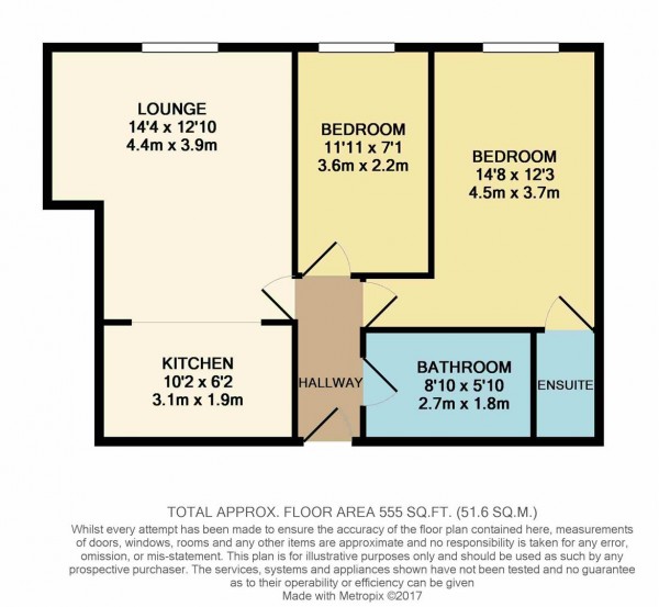 Floorplan for Thomas Lodge, West Avenue, Walthamstow, London, E17