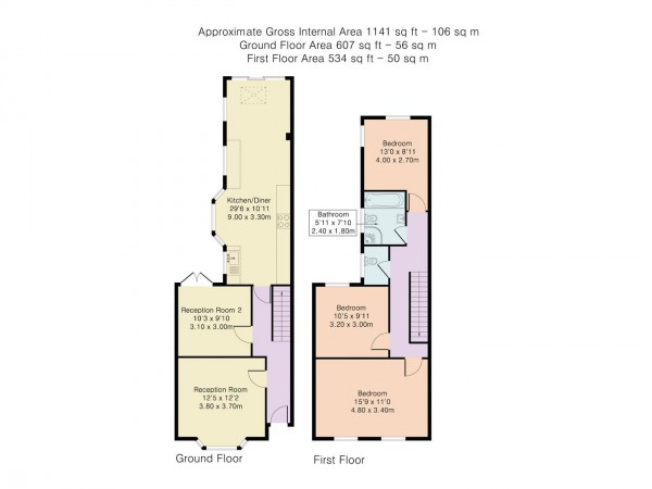 Floorplan for Morley Road, Leyton, London, E10