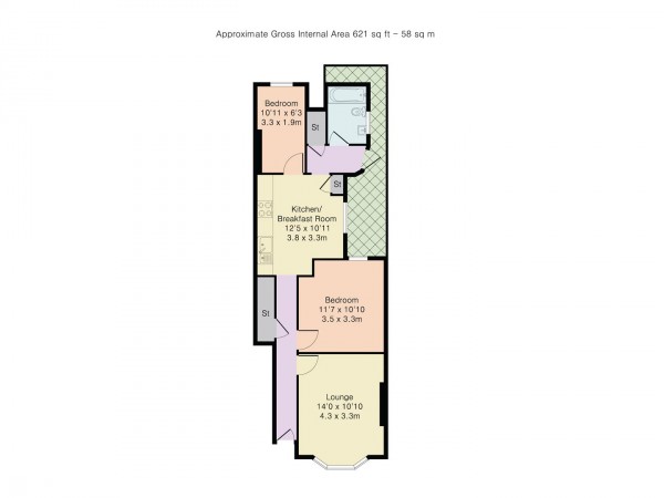 Floorplan for Twickenham Road, Leytonstone, London , E11