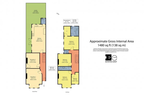Floorplan for Howard Road, Walthamstow, London, E17