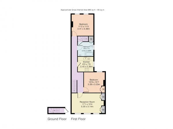 Floorplan for Brettenham Road, Walthamstow, London, E17