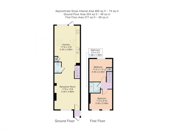 Floorplan for Barclay Road, Walthamstow, London, E17