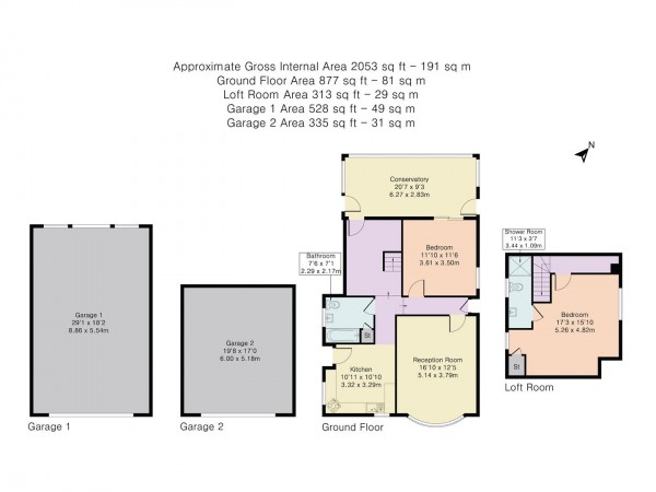 Floorplan for Hollywood Way, Woodford Green, Essex, IG8