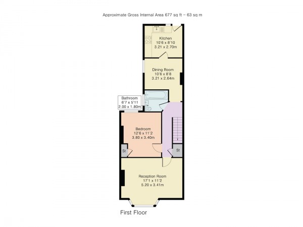 Floorplan for Third Avenue, Walthamstow, London, E17