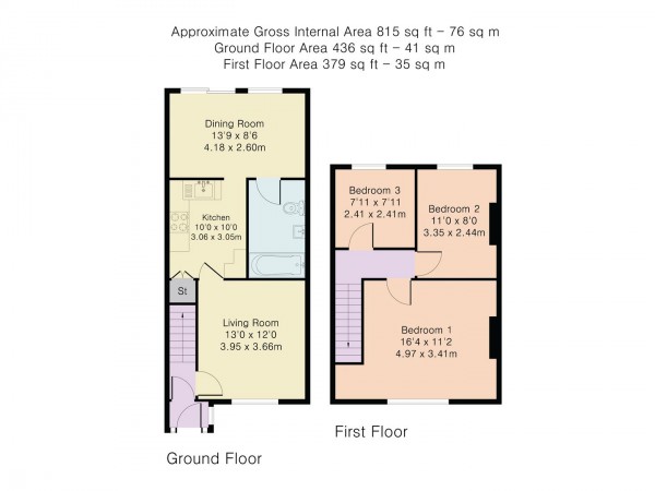 Floorplan for Sturge Avenue, Walthamstow, London, E17