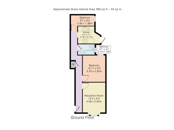 Floorplan for Claude Road, Leyton, London, E10