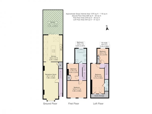 Floorplan for Barclay Road, Walthamstow, London, E17