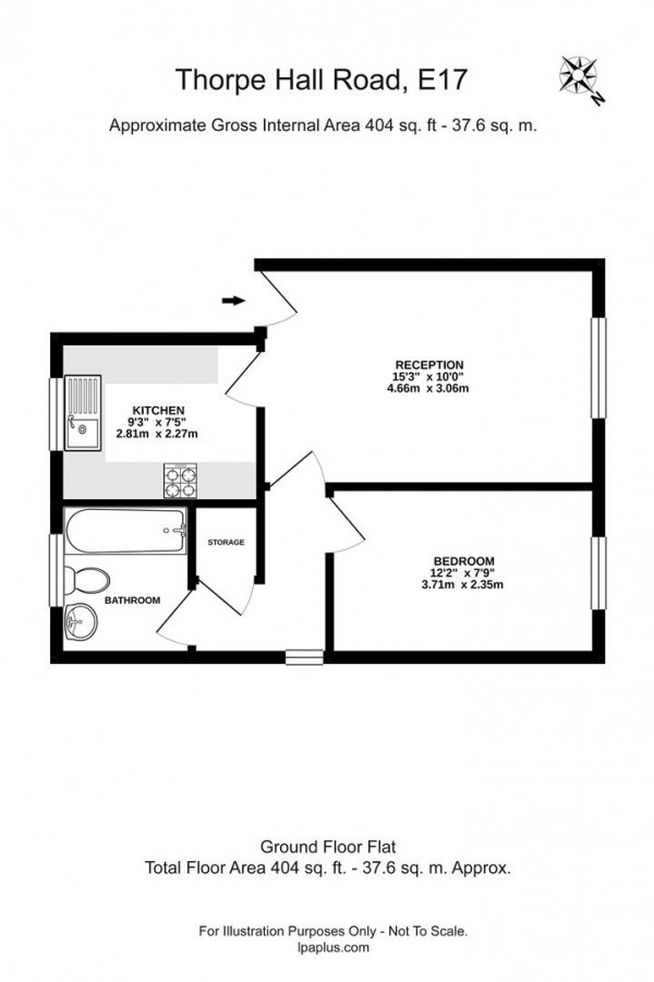 Floorplan for Thorpe Hall Road, Walthamstow, London, E17