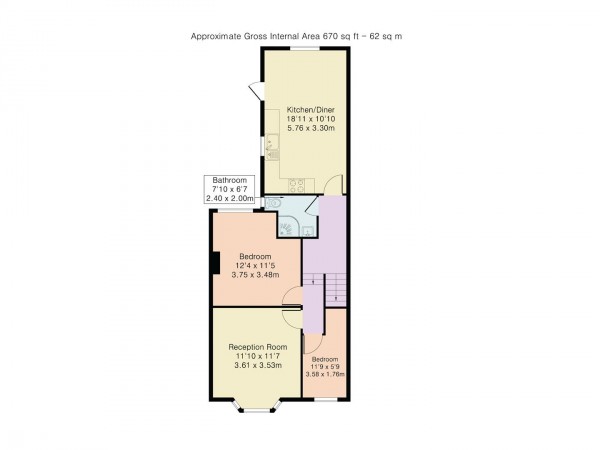 Floorplan for Albert Road, Leyton, London, E10