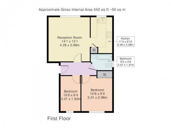 Floorplan for Green Pond Close, Walthamstow, London, E17