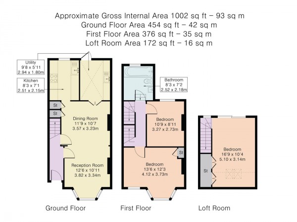 Floorplan for Clacton Road, Walthamstow, London, E17