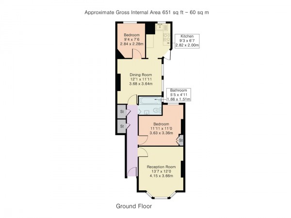 Floorplan for Newport Road, Leyton, London, E10