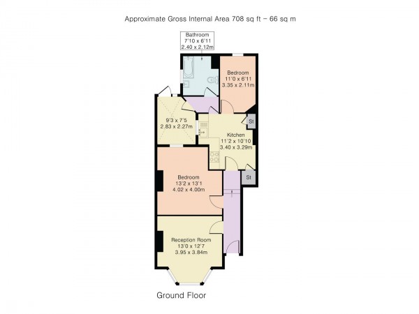 Floorplan for Murchison Road, Leyton, London, E10