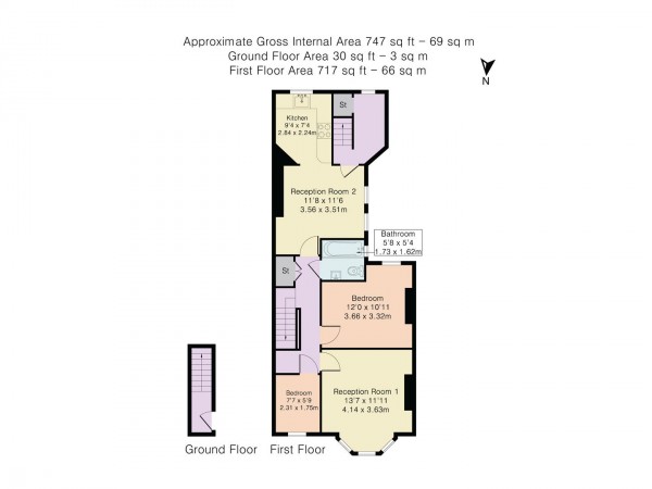 Floorplan for Newport Road, Leyton, London, E10
