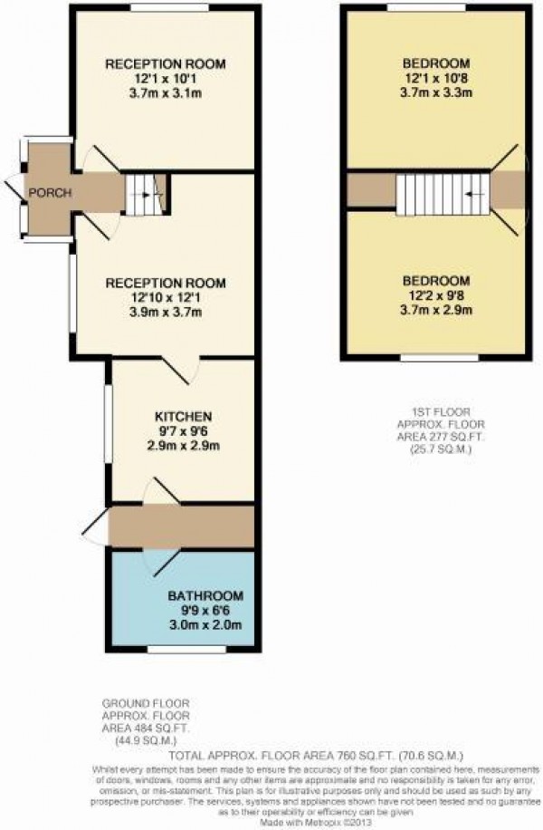 Floorplan for Eden Road, Walthamstow, London, E17