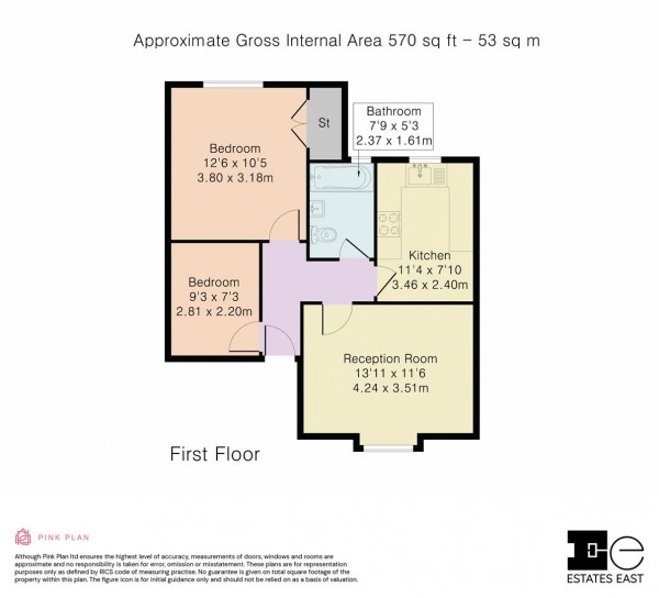 Floorplan for Harriet House, Wingfield Road, Walthamstow, London, E17