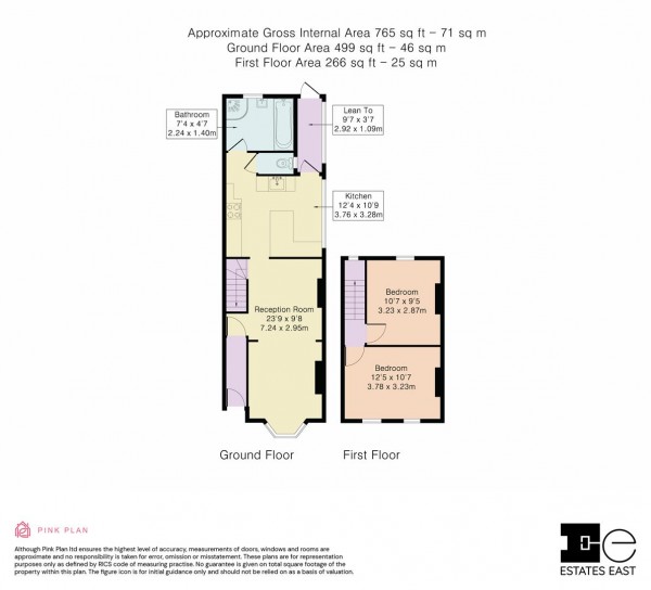 Floorplan for Downsell Road, Stratford, London, E15