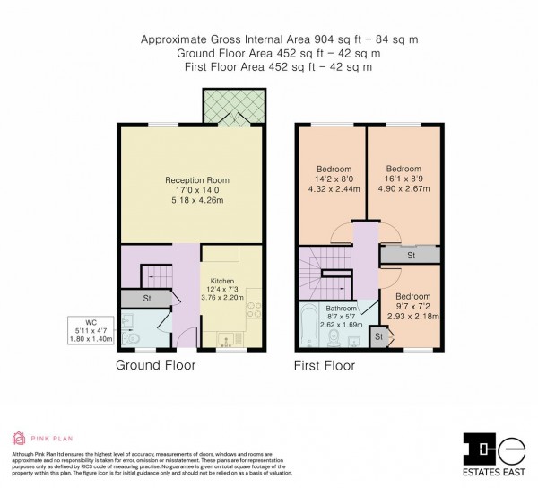 Floorplan for Upper Walthamstow Road, Walthamstow, London, E17