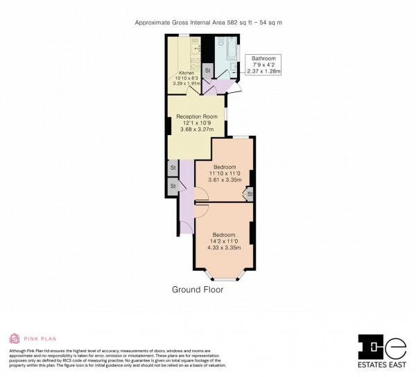 Floorplan for Twickenham Road, Leytonstone, London, E11