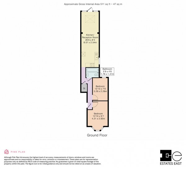Floorplan for Lindley Road, Leyton, London, E10