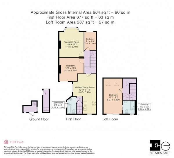 Floorplan for Francis Road, Leyton, London, E10