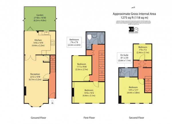 Floorplan for Cromwell Road, Walthamstow, London, E17