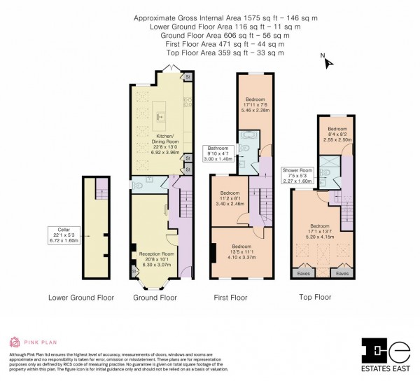 Floorplan for Lindley Road, Leyton, London, E10