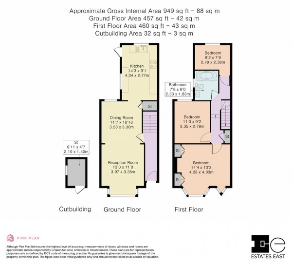 Floorplan for Wellesley Road, Walthamstow, London, E17