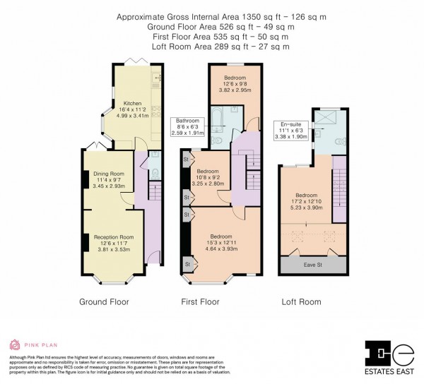 Floorplan for Barrett Road, Walthamstow, London, E17