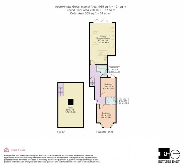 Floorplan for Albert Road, Walthamstow, London, E17