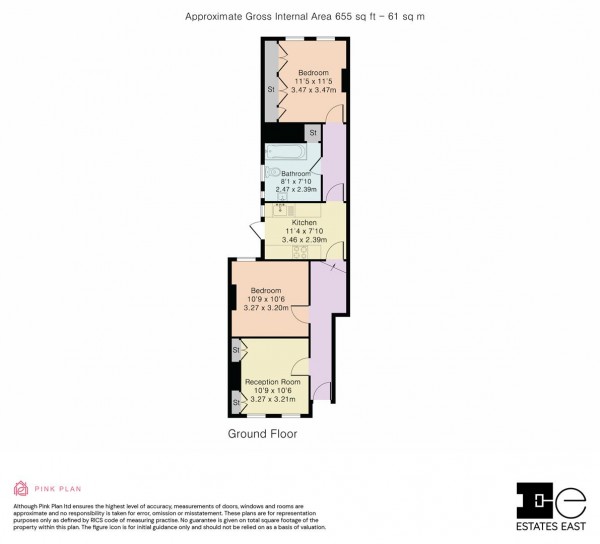 Floorplan for Harris Street, Walthamstow, London, E17