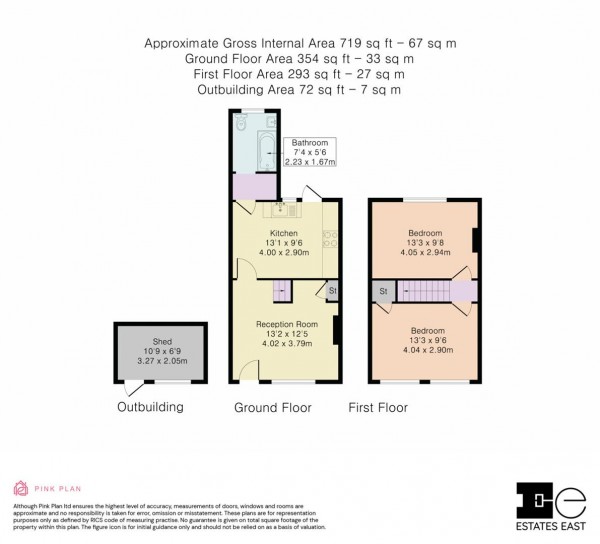 Floorplan for Barclay Road, Walthamstow, London, E17