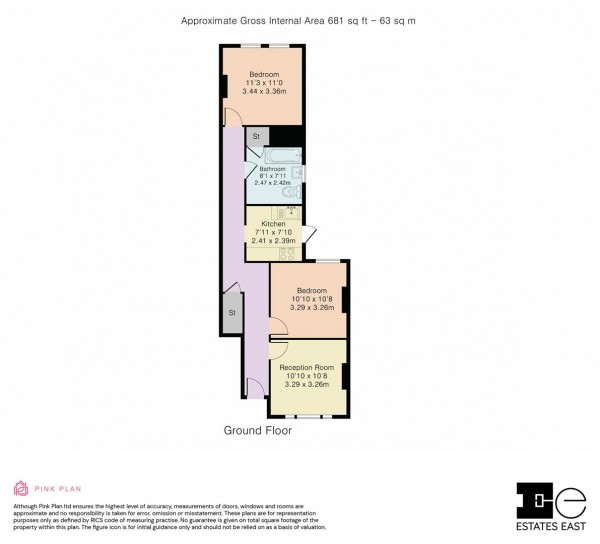 Floorplan for Theydon Street, Walthamstow, London, E17