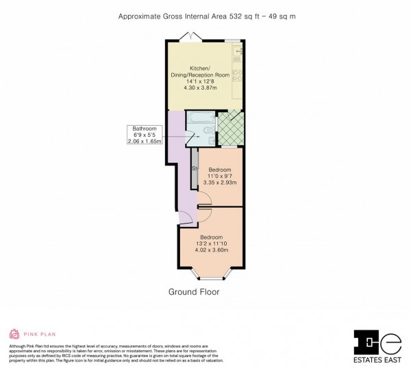Floorplan for Morley Road, Leyton, London, E10