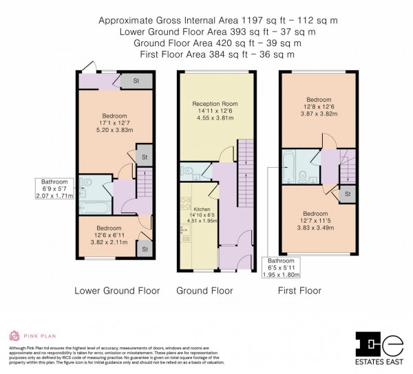 Floorplan for Folkestone Road, Walthamstow, London, E17