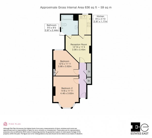 Floorplan for Lawton Road, Leyton, London, E10