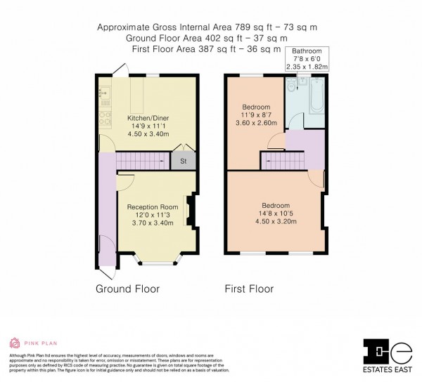 Floorplan for Chatham Road, Walthamstow, London, E17