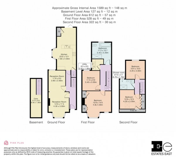 Floorplan for Richmond Road, Leytonstone, London, E11