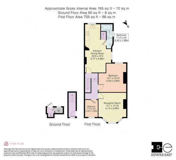 Floorplan for Murchison Road, Leyton, London, E10