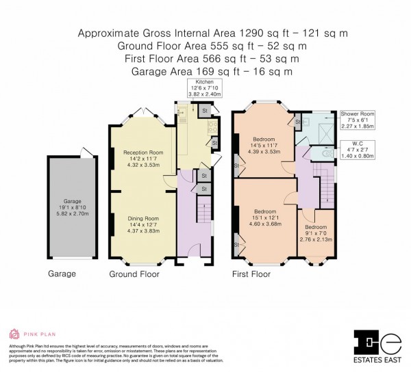 Floorplan for The Lindens, Prospect Hill, Walthamstow, London, E17