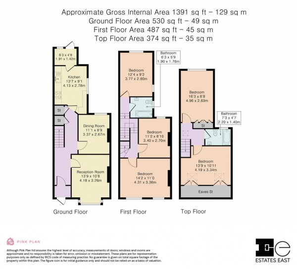 Floorplan for Waverley Road, Walthamstow, London, E17