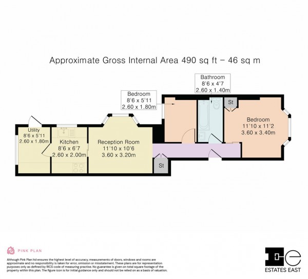 Floorplan for Beulah Road, Walthamstow, London, E17