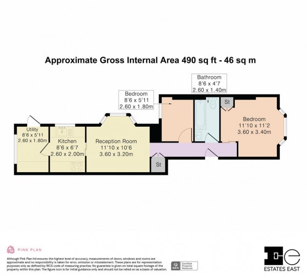 Floorplan for Beulah Road, Walthamstow, London, E17
