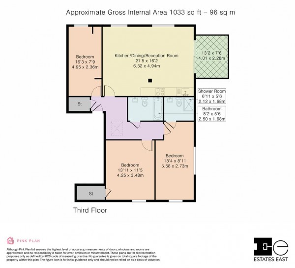 Floorplan for Cleveland House, Clinton Road, Forest Gate, London, E7
